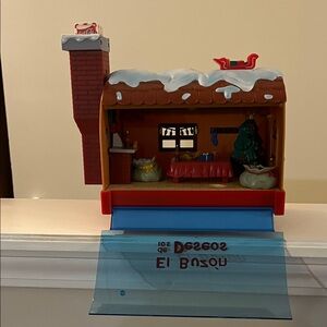 Festive Coca Cola Christmas mailbox House Spanish Decoration AS Is. HTF